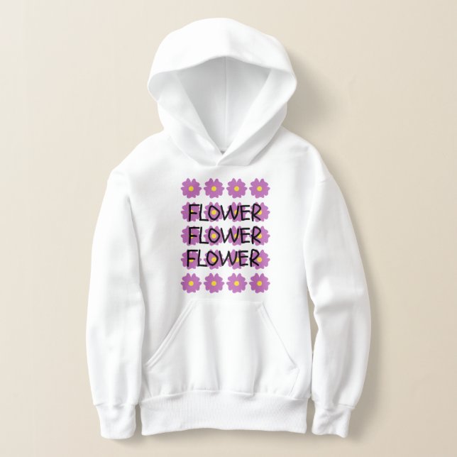 Flowers sweatshirt  (Laydown)