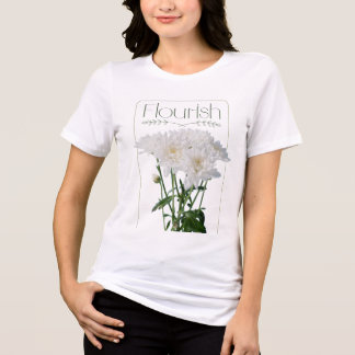 Flowers t-shirt Tri-Blend shirt