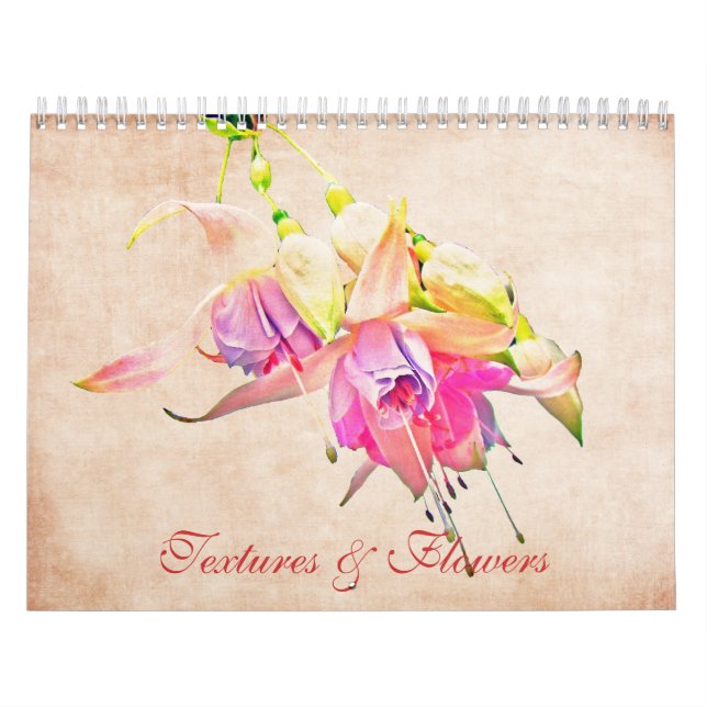 Flowers & Textures Floral Art Calendar (Cover)