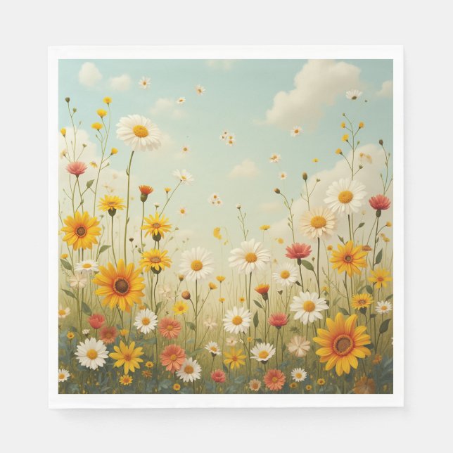 Flowers that resemble spring napkins (Front)
