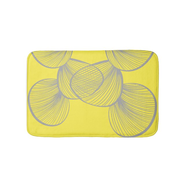 Flowers, the color of the year notebook bath mat (Front)