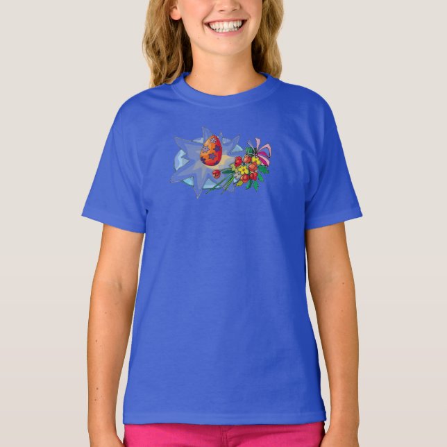 Flowers & the Egg - T-Shirt (Front)