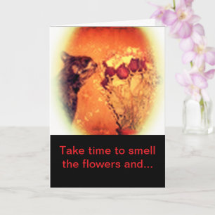 Flowers Thinking of You Greeting Card
