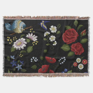 Flowers Throw Blanket