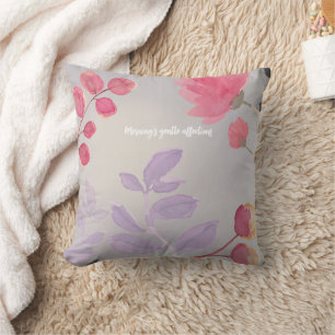 Flowers Throw Pillow