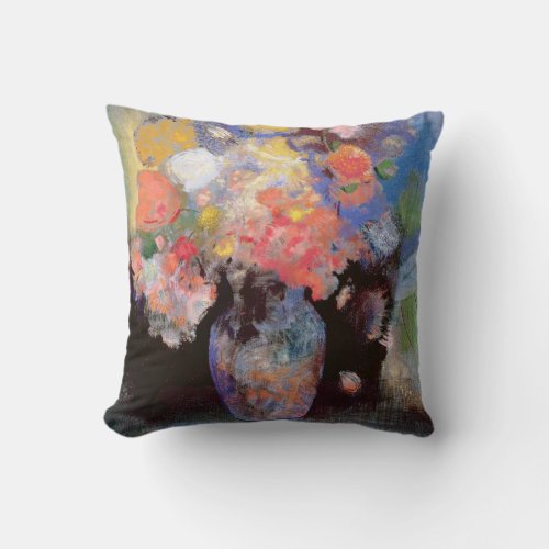 Flowers Throw Pillow