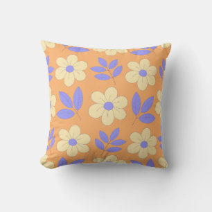 Flowers Throw Pillow
