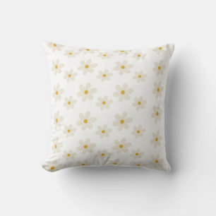 flowers throw pillow