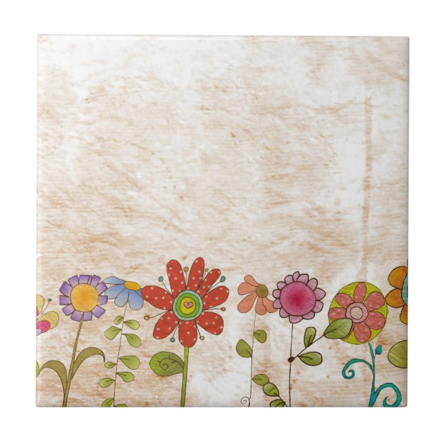 Flowers Tile (Front)