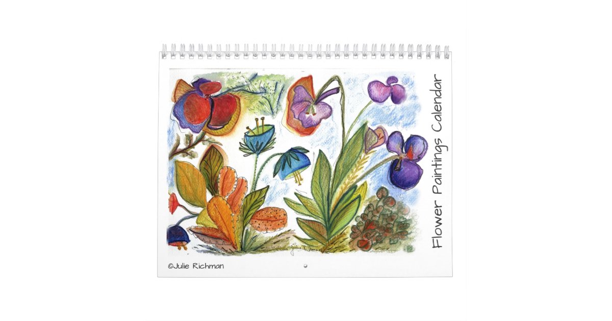 Flowers To Brighten Every Month Calendar Zazzle Com