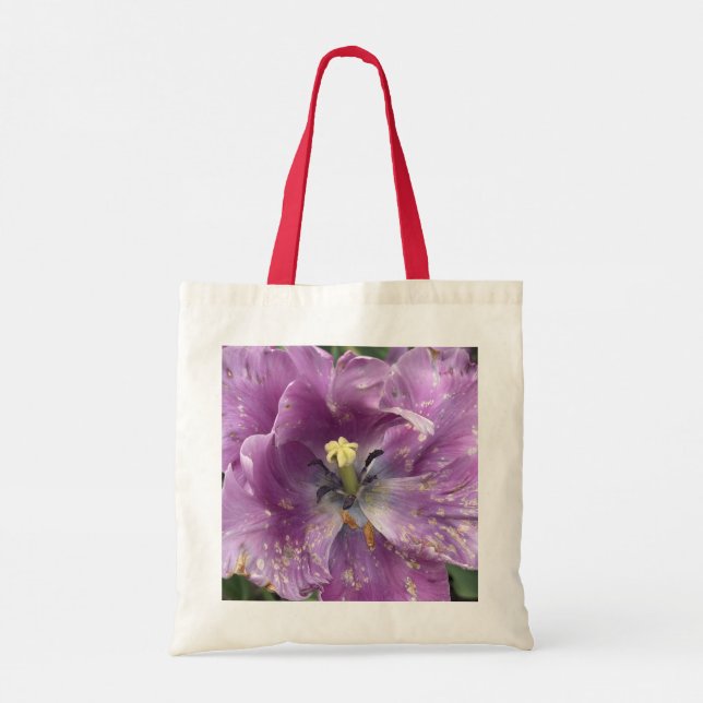 Flowers  tote bag (Back)