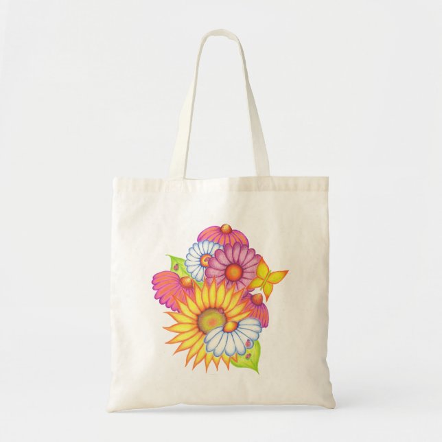 Flowers Tote Bag (Front)