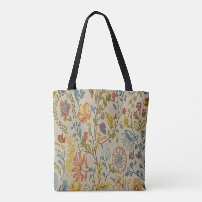 Flowers Tote Bag (Back)
