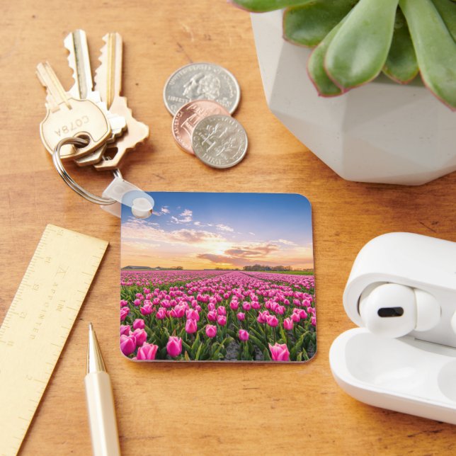 Flowers | Tulips South Holland, Netherlands Keychain (Desk)