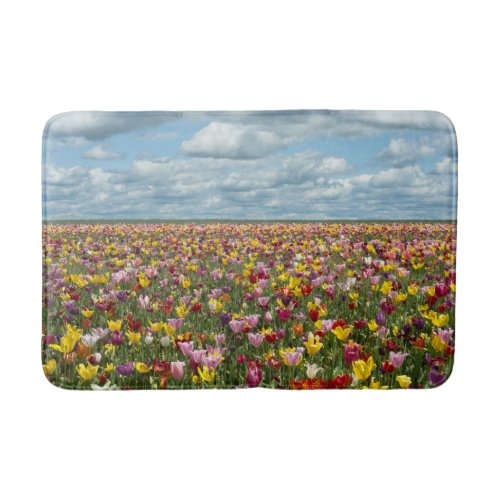 Flowers  Tulips Willamette Valley Oregon Bath Mat