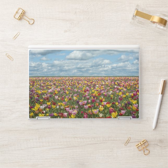 Flowers | Tulips Willamette Valley Oregon HP Laptop Skin (Desk)