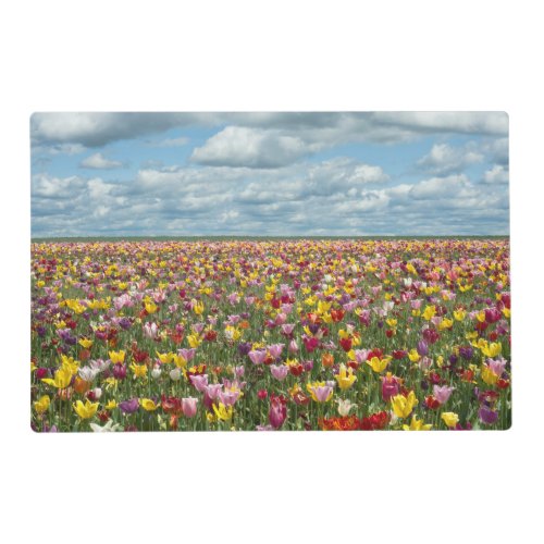 Flowers  Tulips Willamette Valley Oregon Placemat