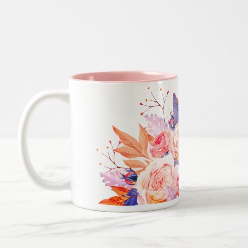 Flowers  Two_Tone coffee mug