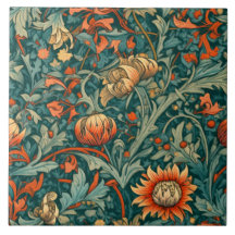 Flowers,vintage,art nouveau ,William Morris style,