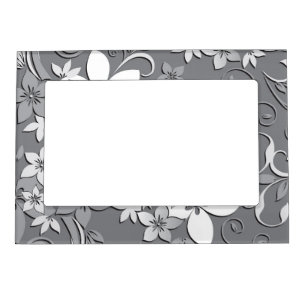 Flowers wall paper 2 magnetic frame