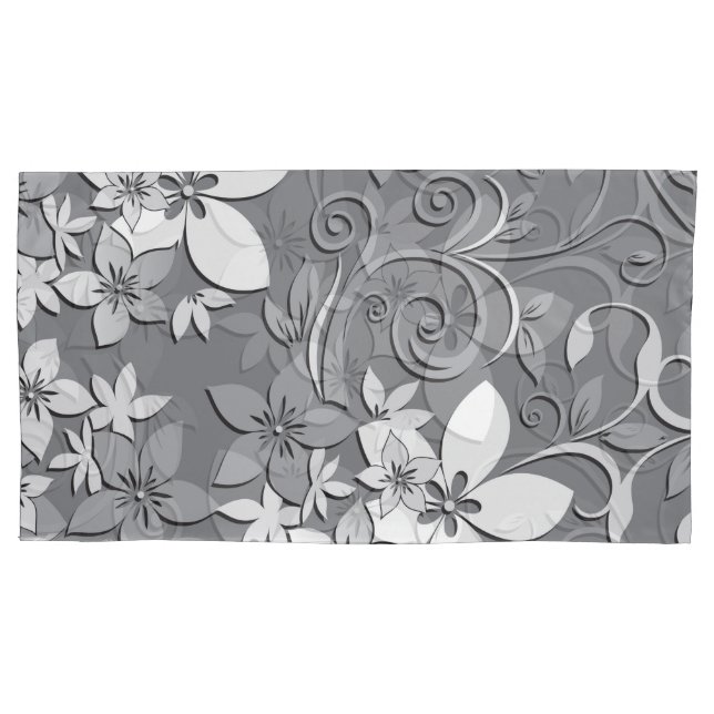 Flowers wall paper 2 pillow case (Front)