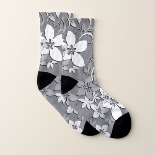 Flowers wall paper 2 socks