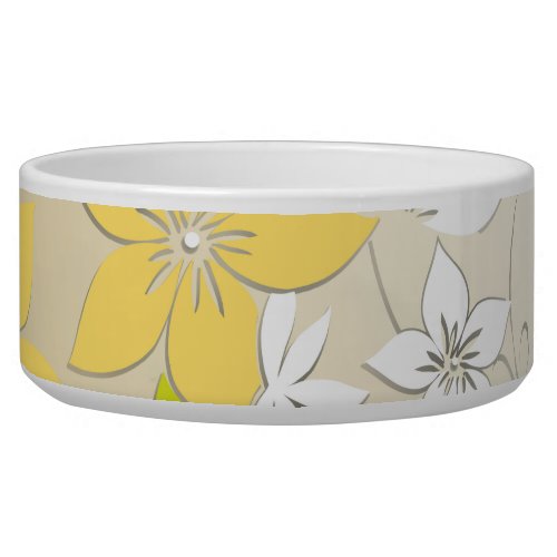 Flowers wall paper 3 bowl