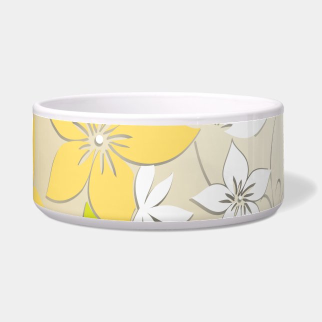 Flowers wall paper 3 bowl (Front)