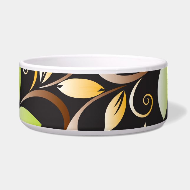 Flowers wall paper 4 bowl (Front)