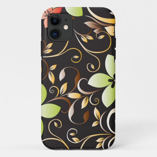 Flowers wall paper 4 iPhone 11 case