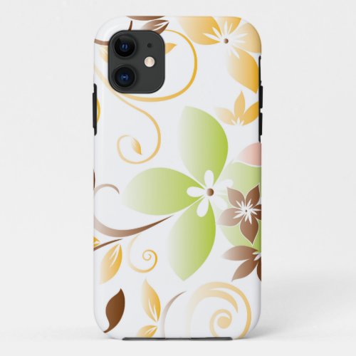 Flowers wall paper 5 iPhone 11 case