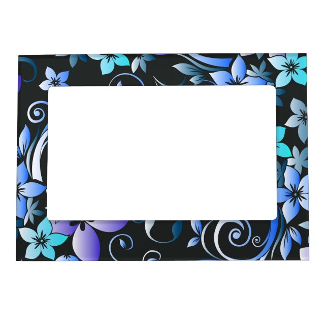 Flowers wall paper 6 magnetic frame (Front)