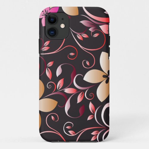 Flowers wall paper 7 iPhone 11 case