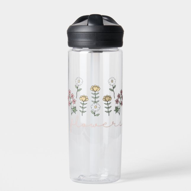 Flowers Water Bottle (Front)