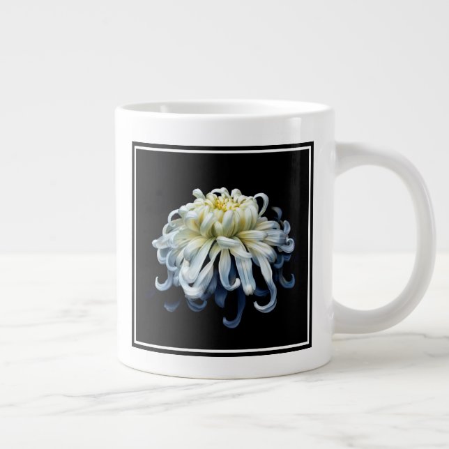 Flowers | White Chrysanthemum Giant Coffee Mug (Right)