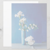 Flowers | White Iris in Vase (Front/Back)