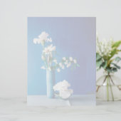 Flowers | White Iris in Vase (Standing Front)