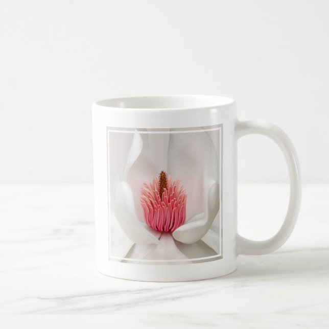 Flowers | White Magnolia Coffee Mug (Right)