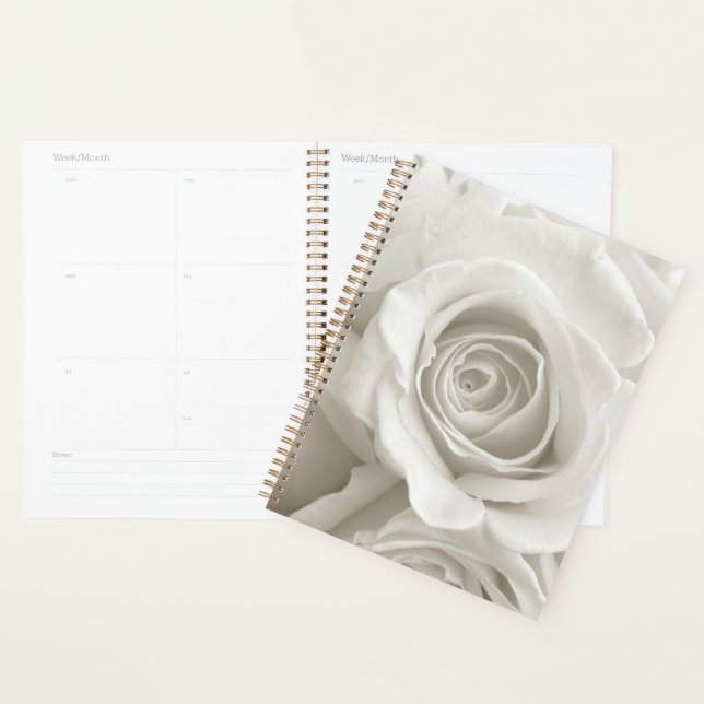 Flowers | White Roses Planner (Display)