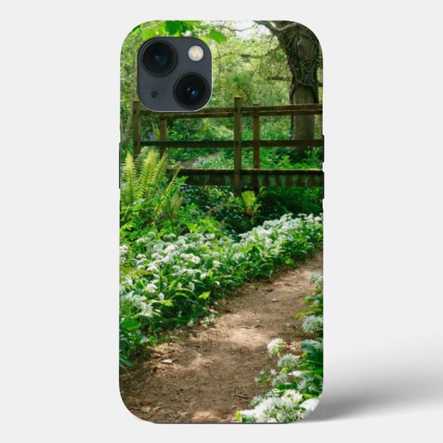 Flowers | White Wildflowers in Forest Case-Mate iPhone Case (Back)
