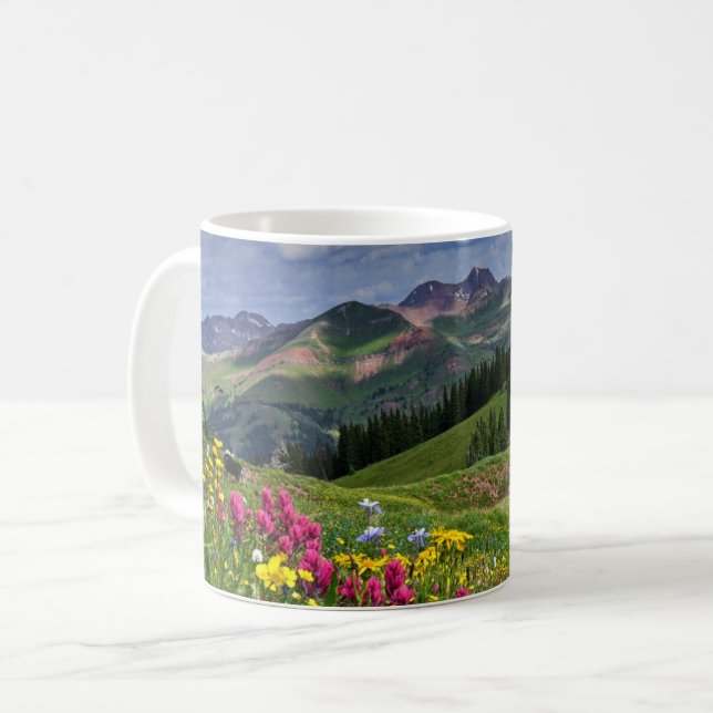 Flowers | Wildflowers Durango, Colorado Coffee Mug (Front Left)