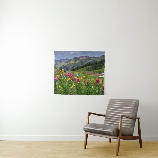 Flowers | Wildflowers Durango, Colorado Tapestry (In Situ (Horizontal))