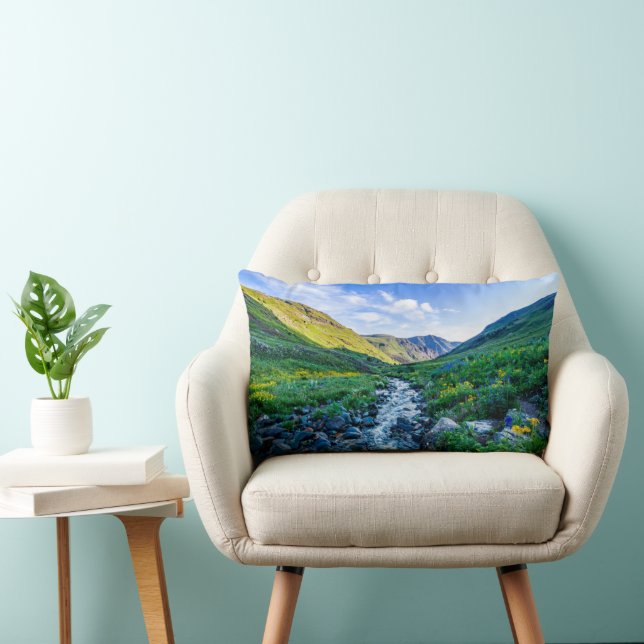Flowers | Wildflowers in Colorado Lumbar Pillow (Chair)
