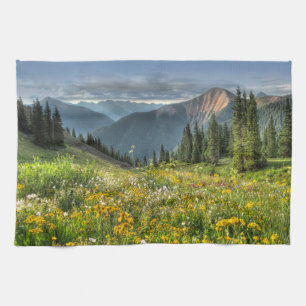 Flowers Wildflowers Silverton Colorado Kitchen Towel