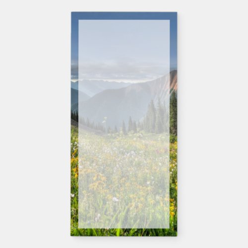 Flowers  Wildflowers Silverton Colorado Magnetic Notepad