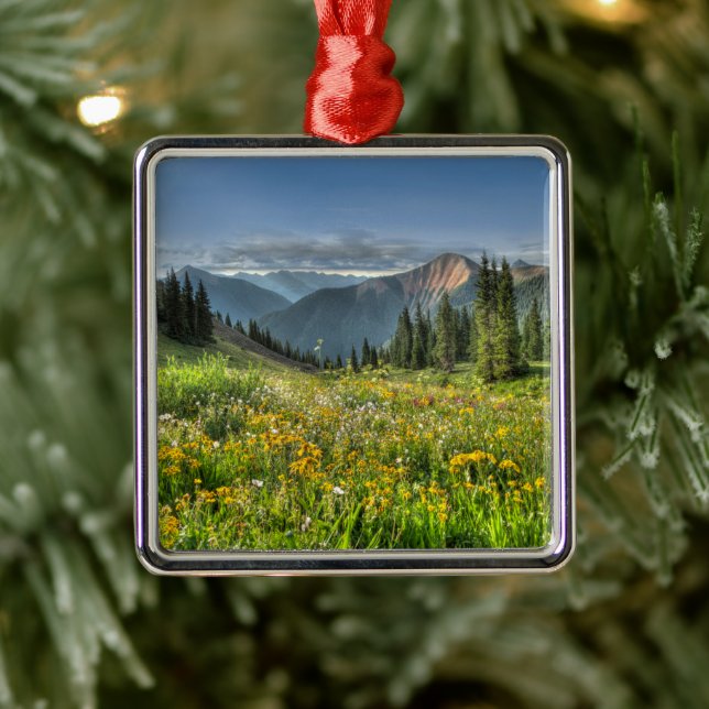 Flowers | Wildflowers Silverton Colorado Metal Ornament (Tree)