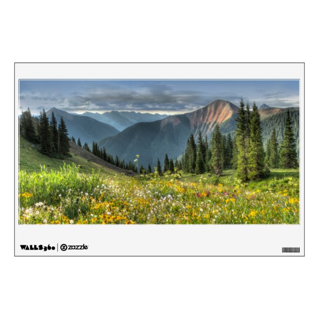 Flowers | Wildflowers Silverton Colorado Wall Decal (Front)