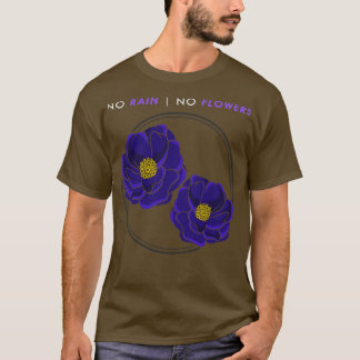 Flowers with blue Blossoms 2 T-Shirt