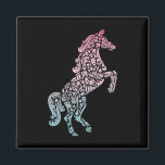 Flowers With Horse For Horseback Riding Horse  Magnet<br><div class="desc">Flowers With Horse For Horseback Riding Horse</div>