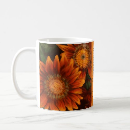 Flowers with Scripture of Encouragement JW Coffee Mug